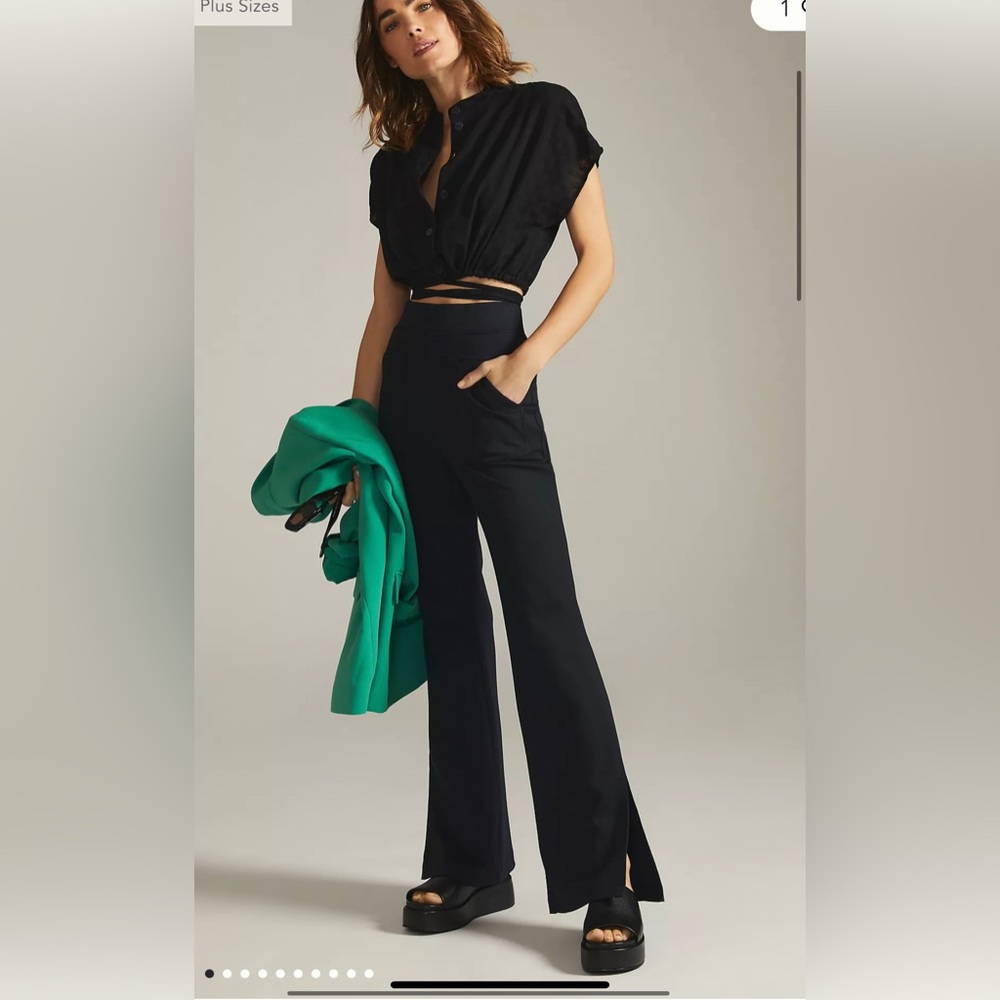 Maeve knit flare pants